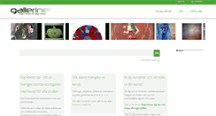 Desktop Screenshot of gallerinet.se