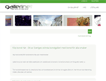 Tablet Screenshot of gallerinet.se